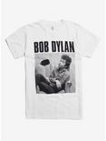 Bob Dylan Black & White Photo T-Shirt, WHITE, hi-res