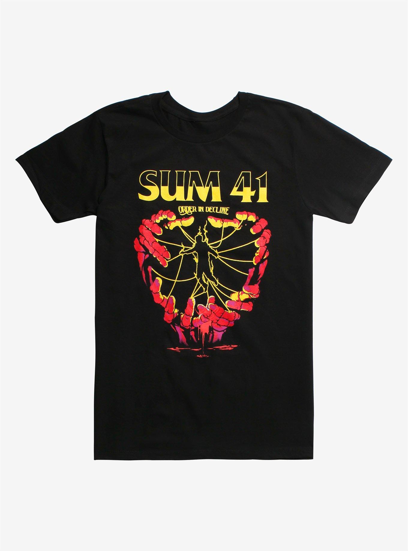 Sum 41 Order In Decline TShirt Hot Topic