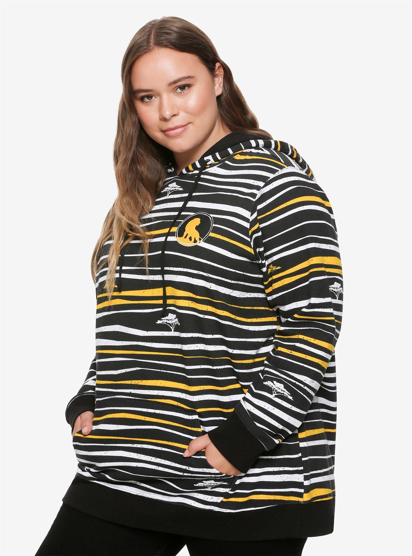 Disney The Lion King Sahara Stripe Girls Hoodie Plus Size, MULTI, hi-res