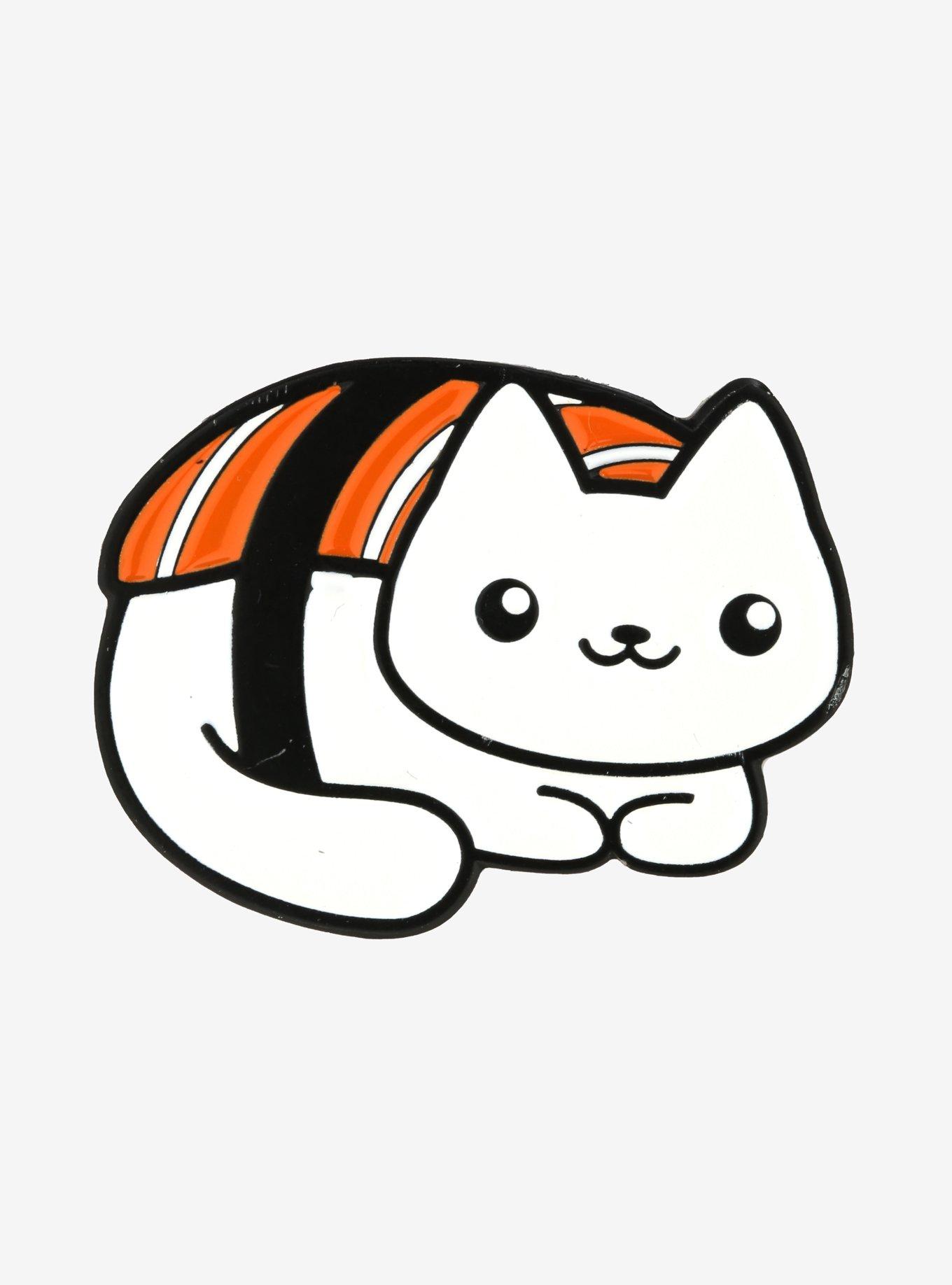 Sushi Cat Enamel Pin, , hi-res