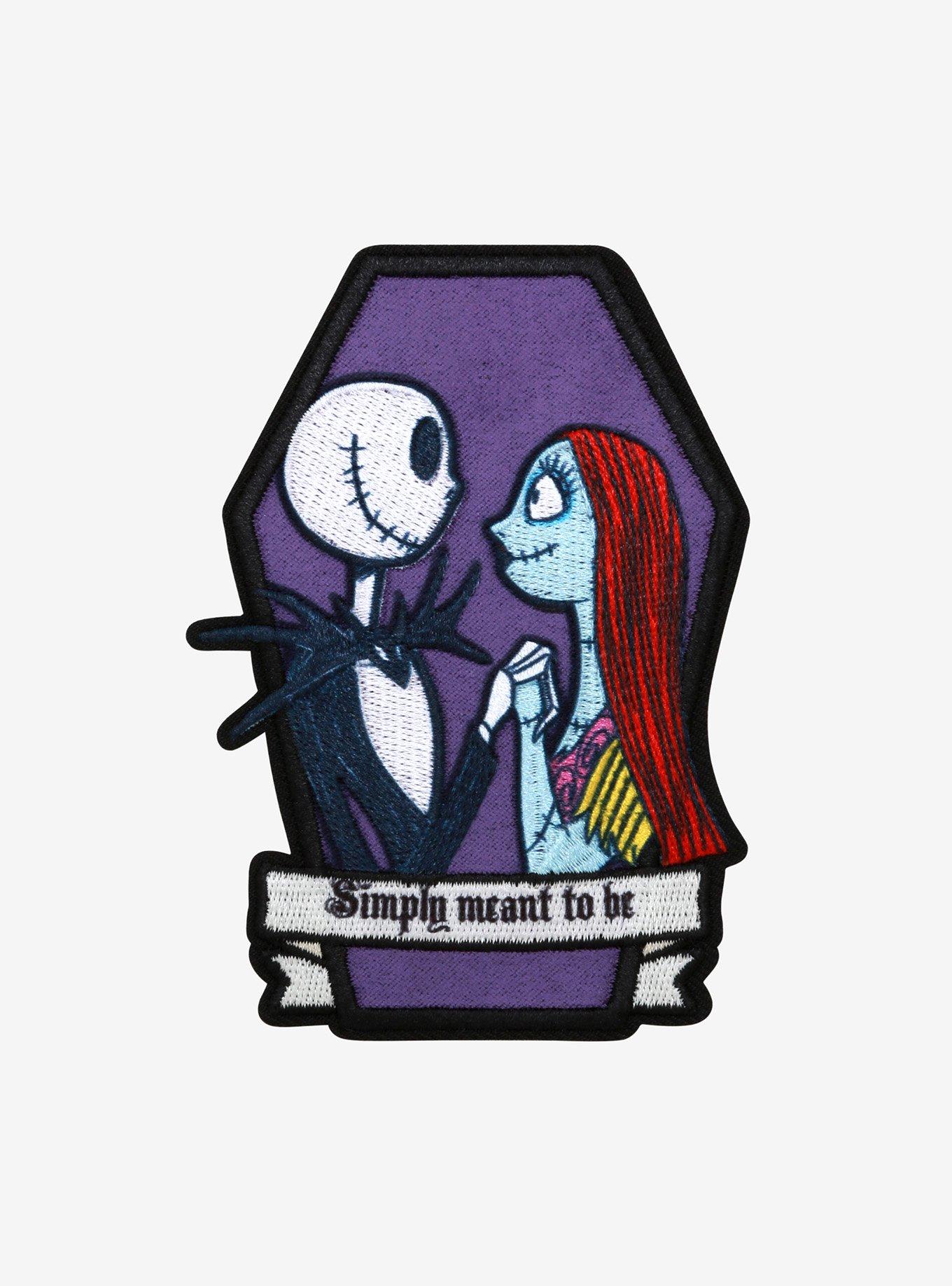 The Nightmare Before Christmas Jack & Sally Simply Meant To Be Patch, , hi-res