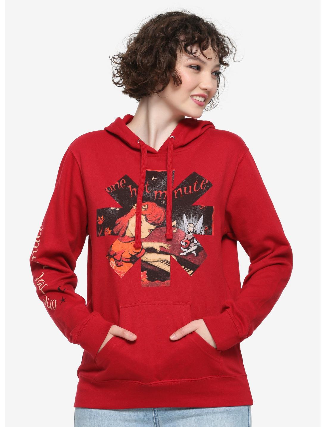 Red Hot Chili Peppers One Hot Minute Girls Hoodie, RED, hi-res