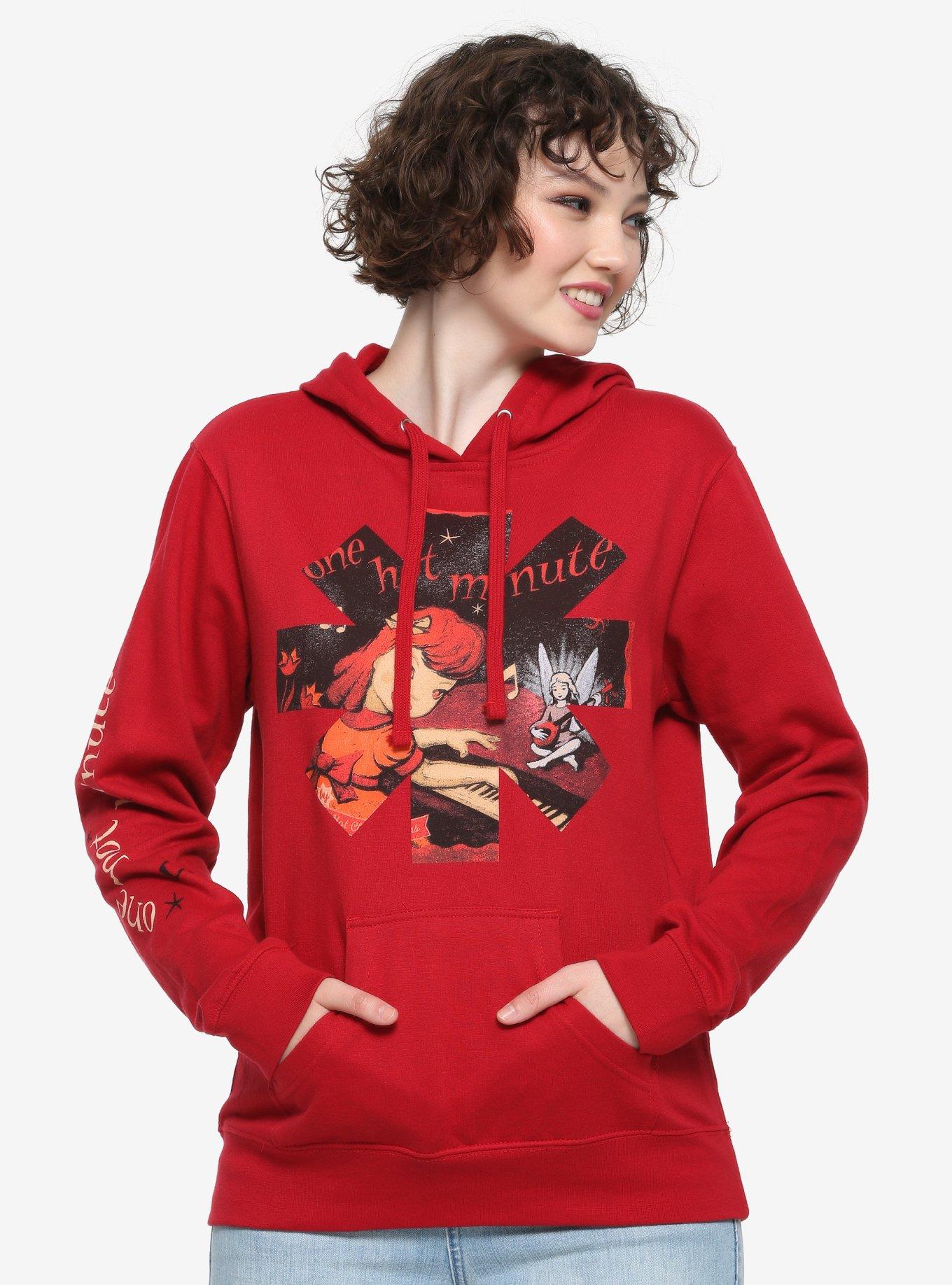 Red Hot Chili Peppers One Hot Minute Girls Hoodie, RED, hi-res