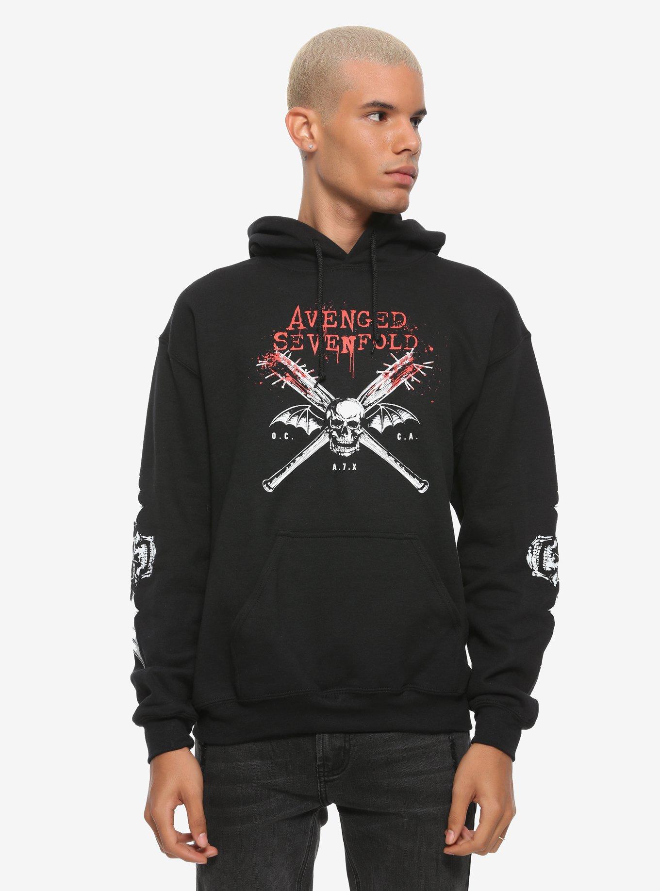 Avenged Sevenfold Deathbat Hoodie | Hot Topic