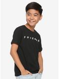 Friends Basic Black Logo Youth T-Shirt, BLACK, hi-res