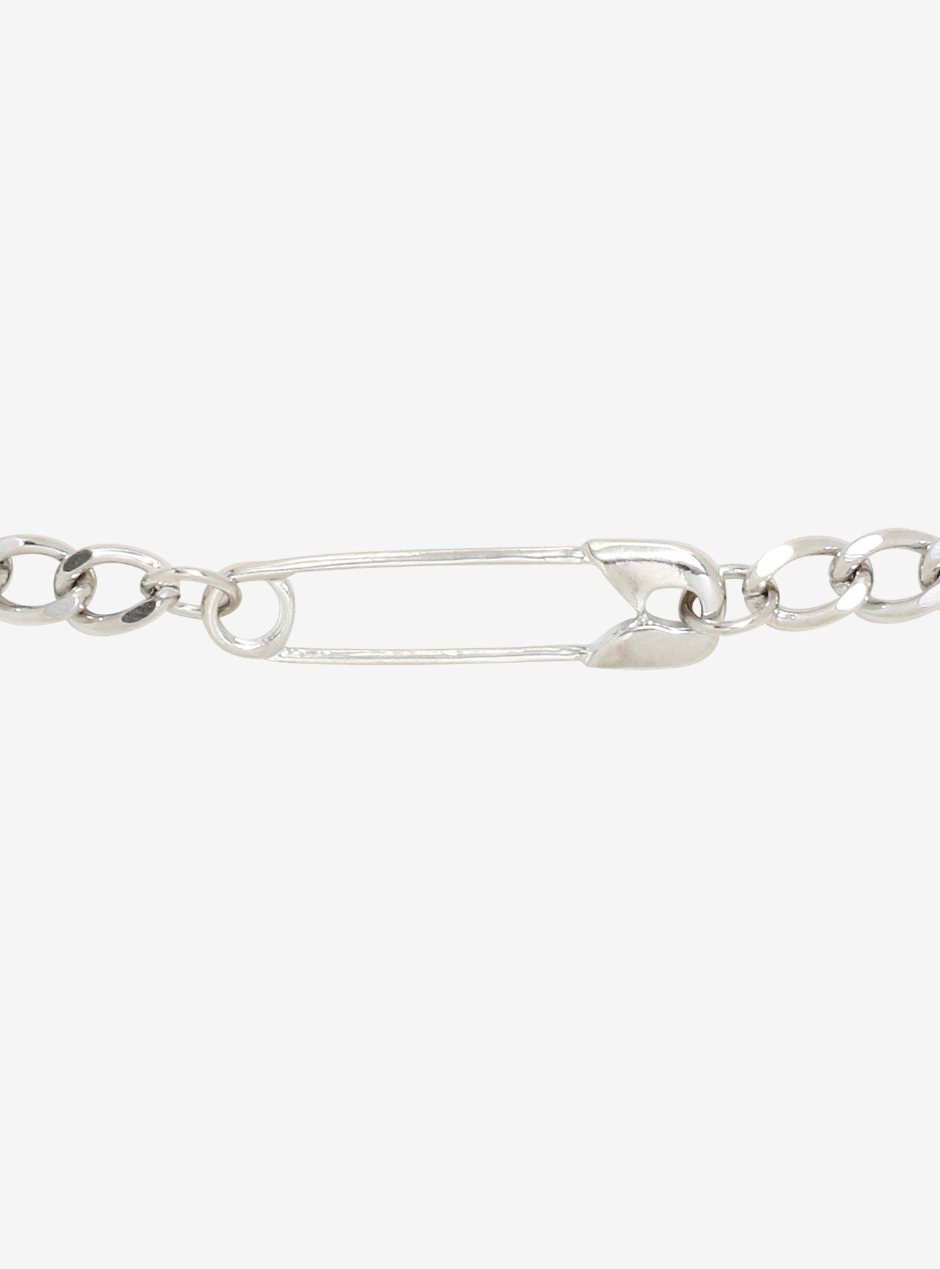 Weirdo's Gang Safety Pin Choker, , hi-res