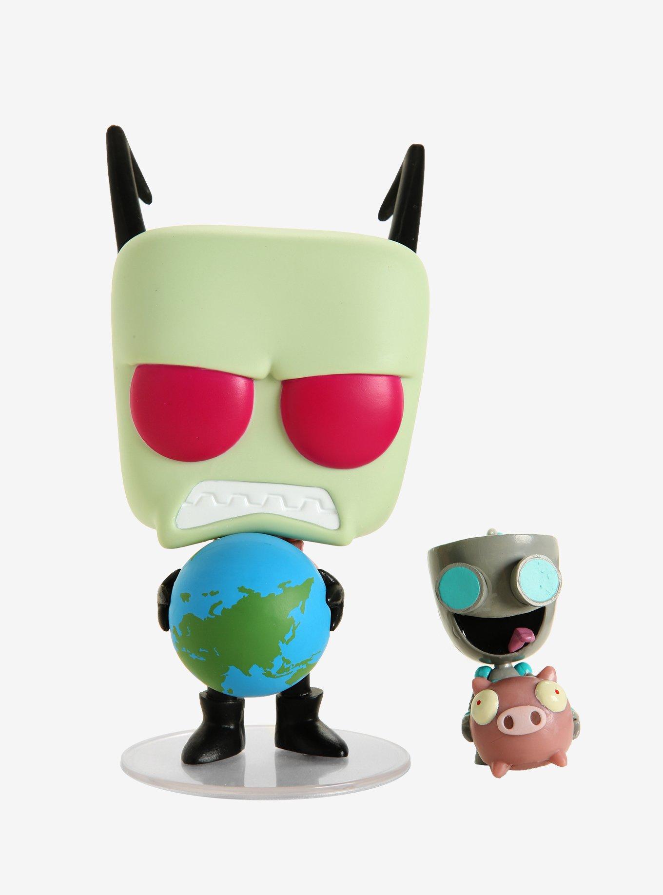 Invader Zim Pop! Television Zim & GIR Vinyl Figures Hot Topic Exclusive