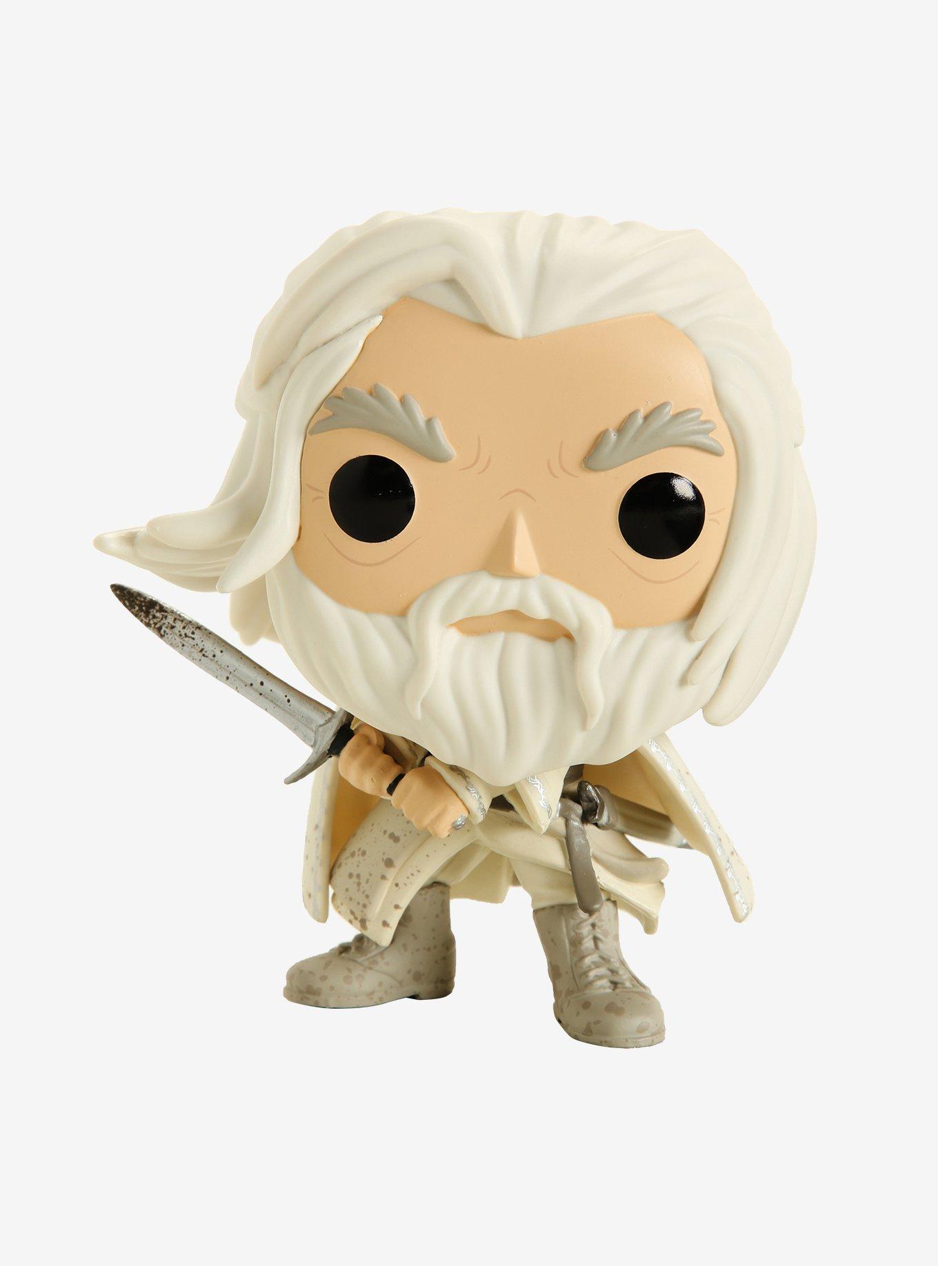 Funko The Lord Of The Rings Pop! Movies Gandalf The White Vinyl Figure Hot  Topic Exclusive