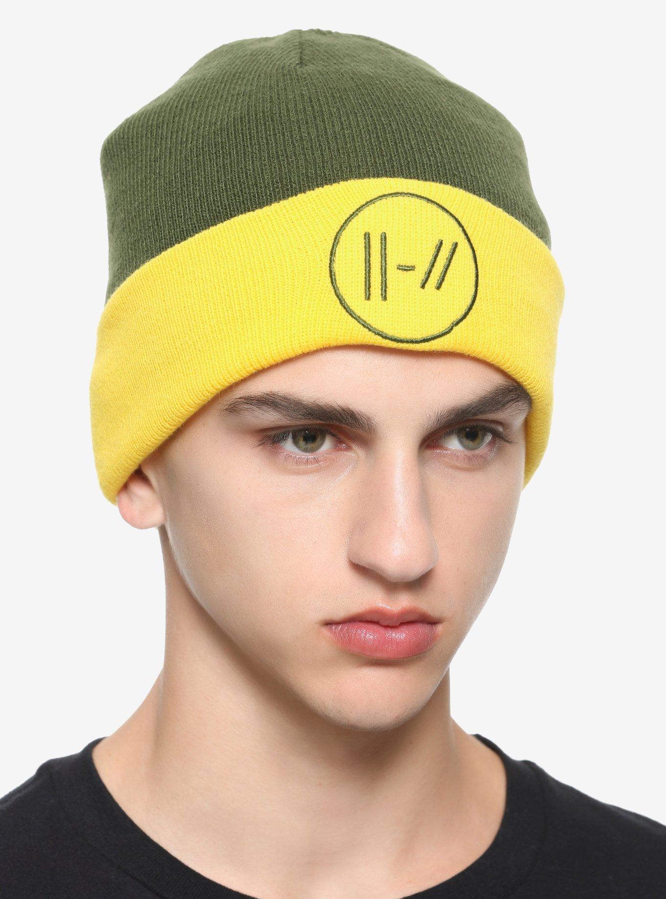 Twenty One Pilots Double Lines Logo Watchman Beanie, , hi-res