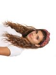 Red Floral Knotted Headband - BoxLunch Exclusive, , hi-res