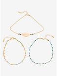 Shell Rainbow Anklet Set - BoxLunch Exclusive, , hi-res