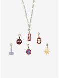 Marvel Icons Interchangeable Charm Necklace Set - BoxLunch Exclusive, , hi-res