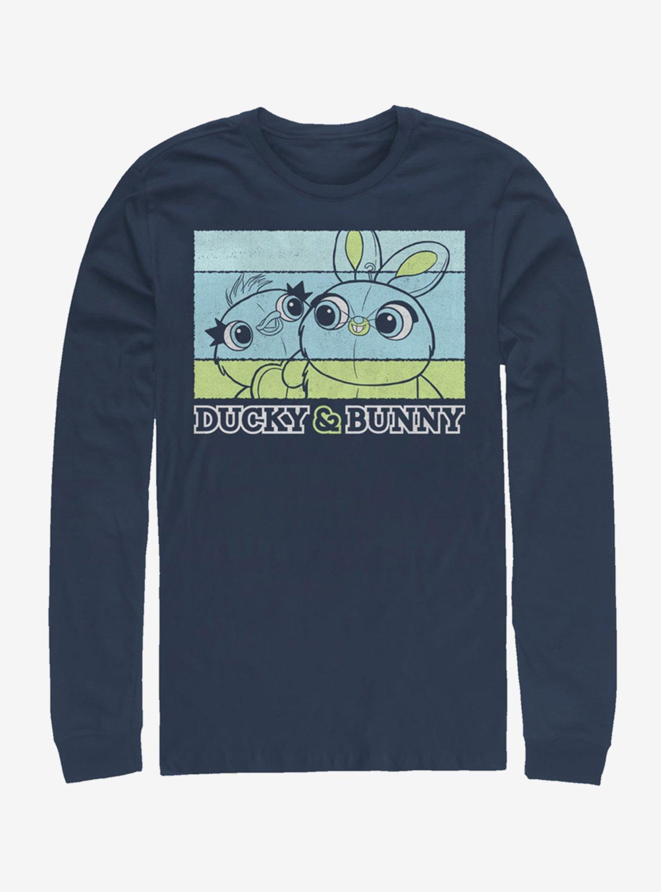 Disney Pixar Toy Story 4 Ducky and Bunny Long-Sleeve T-Shirt, NAVY, hi-res