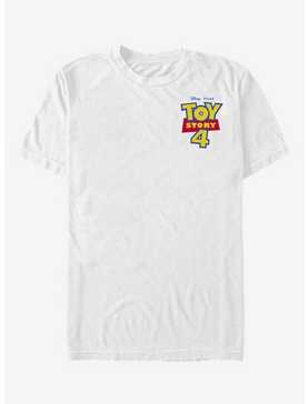 Disney Pixar Toy Story 4 Chest Color Logo White T-Shirt, , hi-res