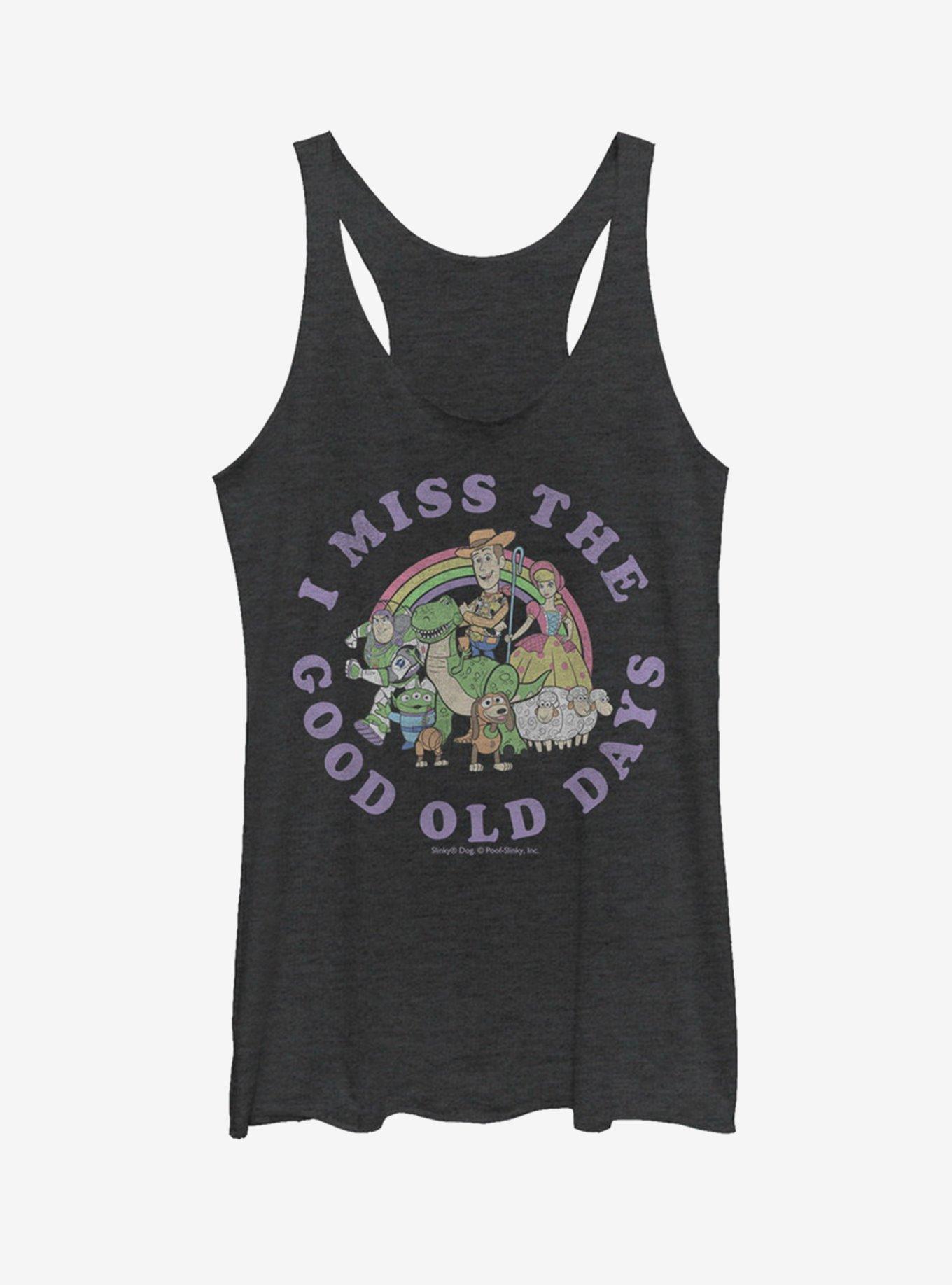 Disney Pixar Toy Story 4 Good Old Days Womens Tank Top, BLK HTR, hi-res