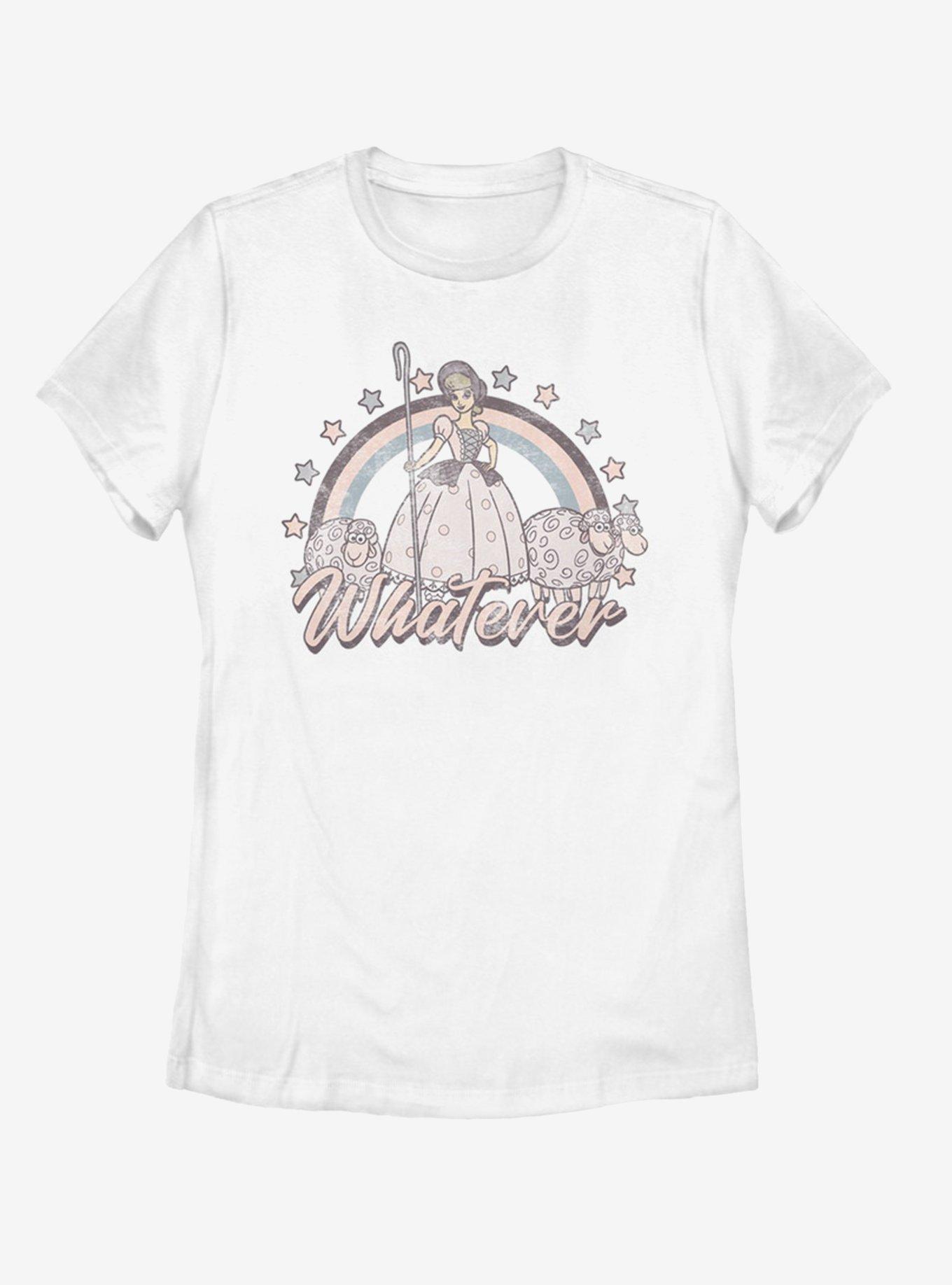 Disney Pixar Toy Story 4 Rain Bo Peep Whatever Womens T-Shirt, WHITE, hi-res