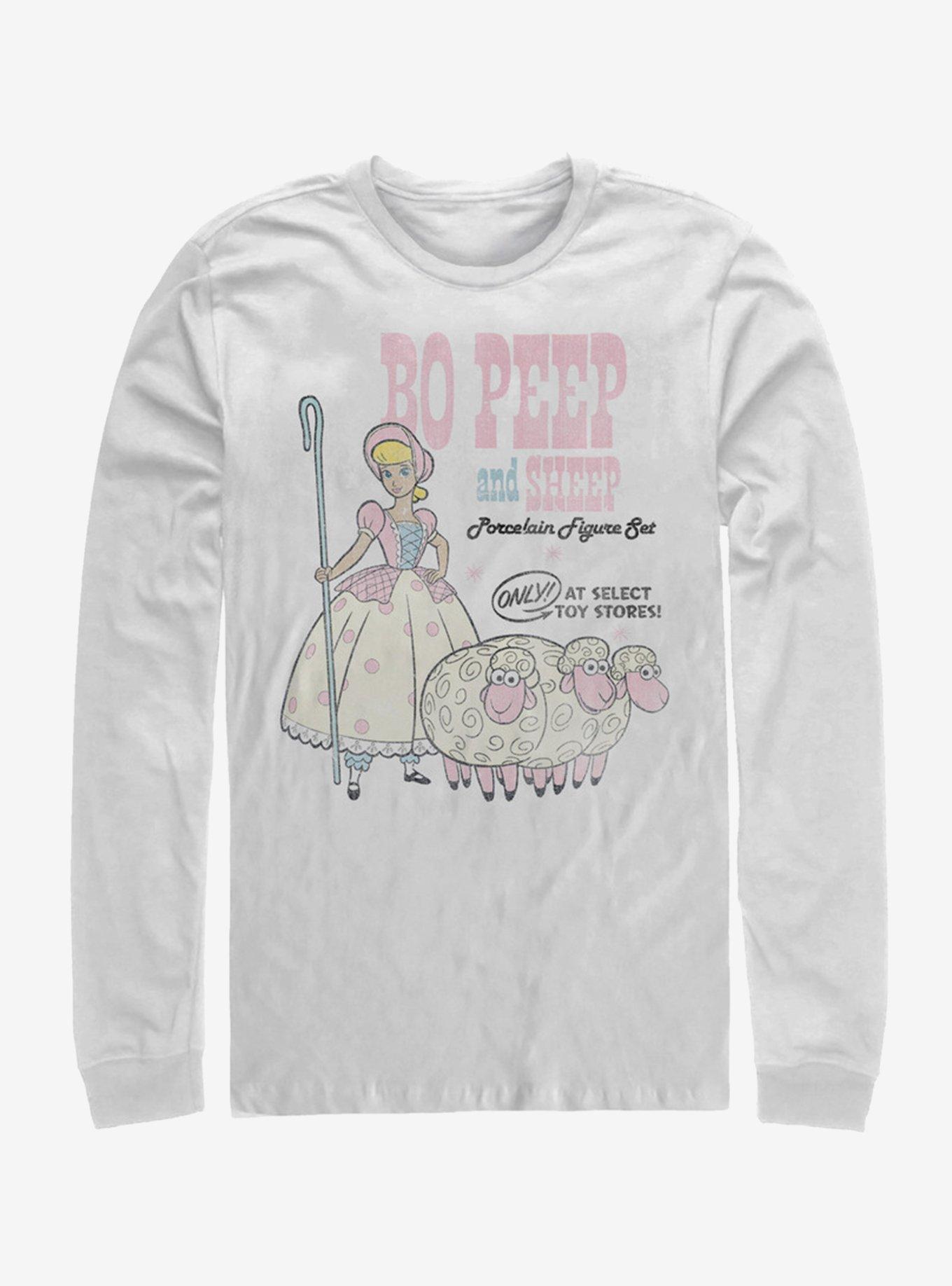 Disney Pixar Toy Story 4 Bo Peep and Sheep Long-Sleeve T-Shirt, WHITE, hi-res