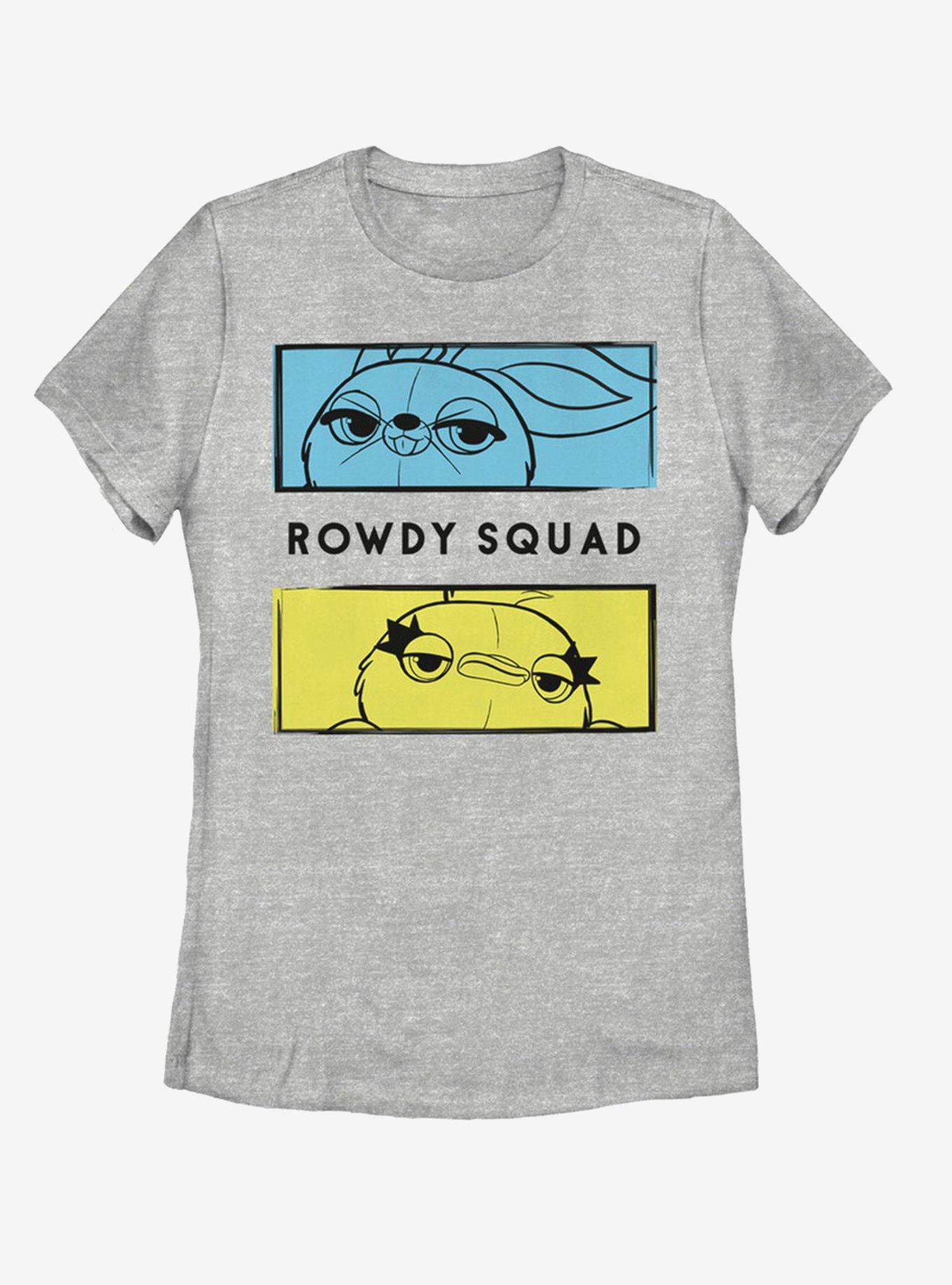 Disney Pixar Toy Story 4 Ducky Bunny Rowdy Boxes Womens T-Shirt, , hi-res