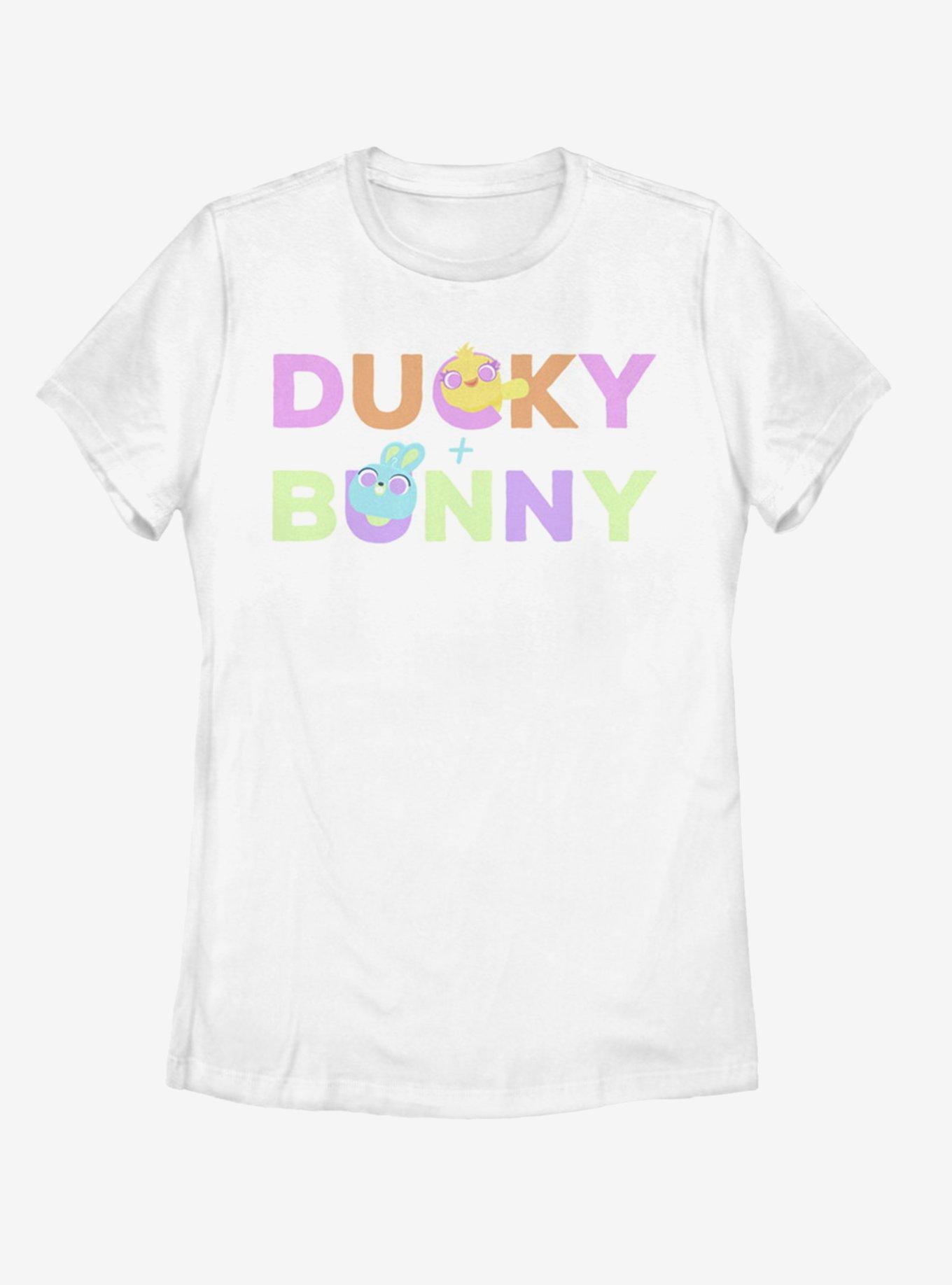 Disney Pixar Toy Story 4 Ducky Bunny Peekaboo Womens T-Shirt, , hi-res