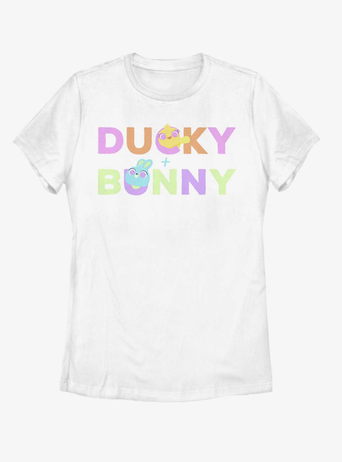 Disney Pixar Toy Story 4 Ducky Bunny Peekaboo Womens T-Shirt, , hi-res