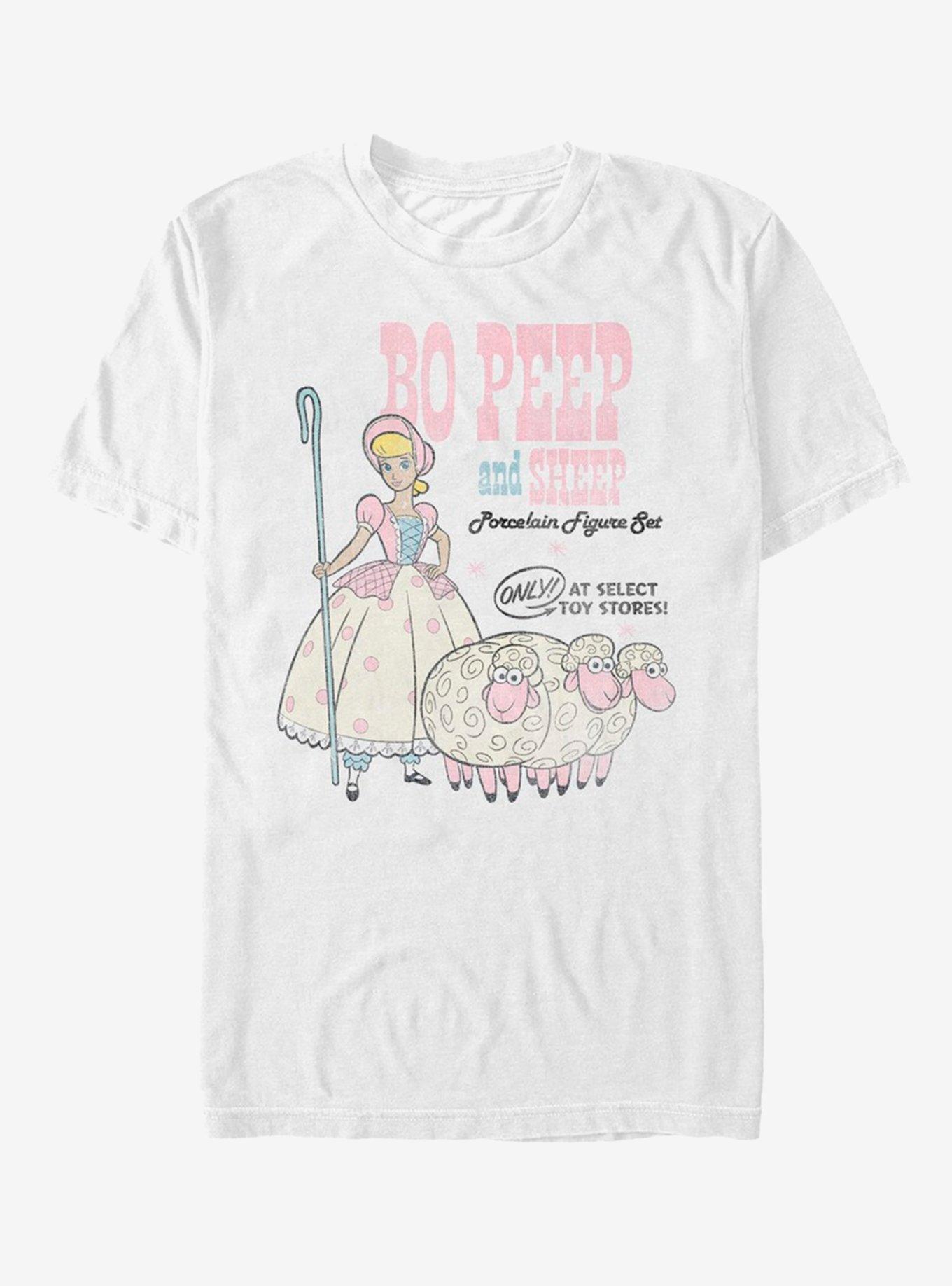 Disney Pixar Toy Story 4 Bo Peep and Sheep T-Shirt, WHITE, hi-res