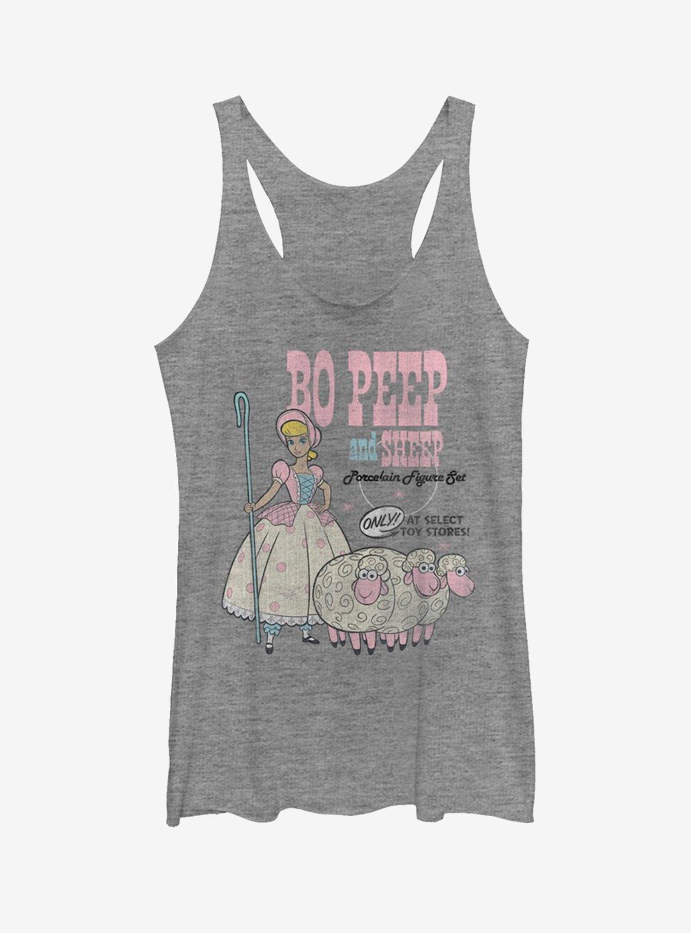 Disney Pixar Toy Story 4 Bo Peep and Sheep Womens Grey Tank Top, GRAY HTR, hi-res