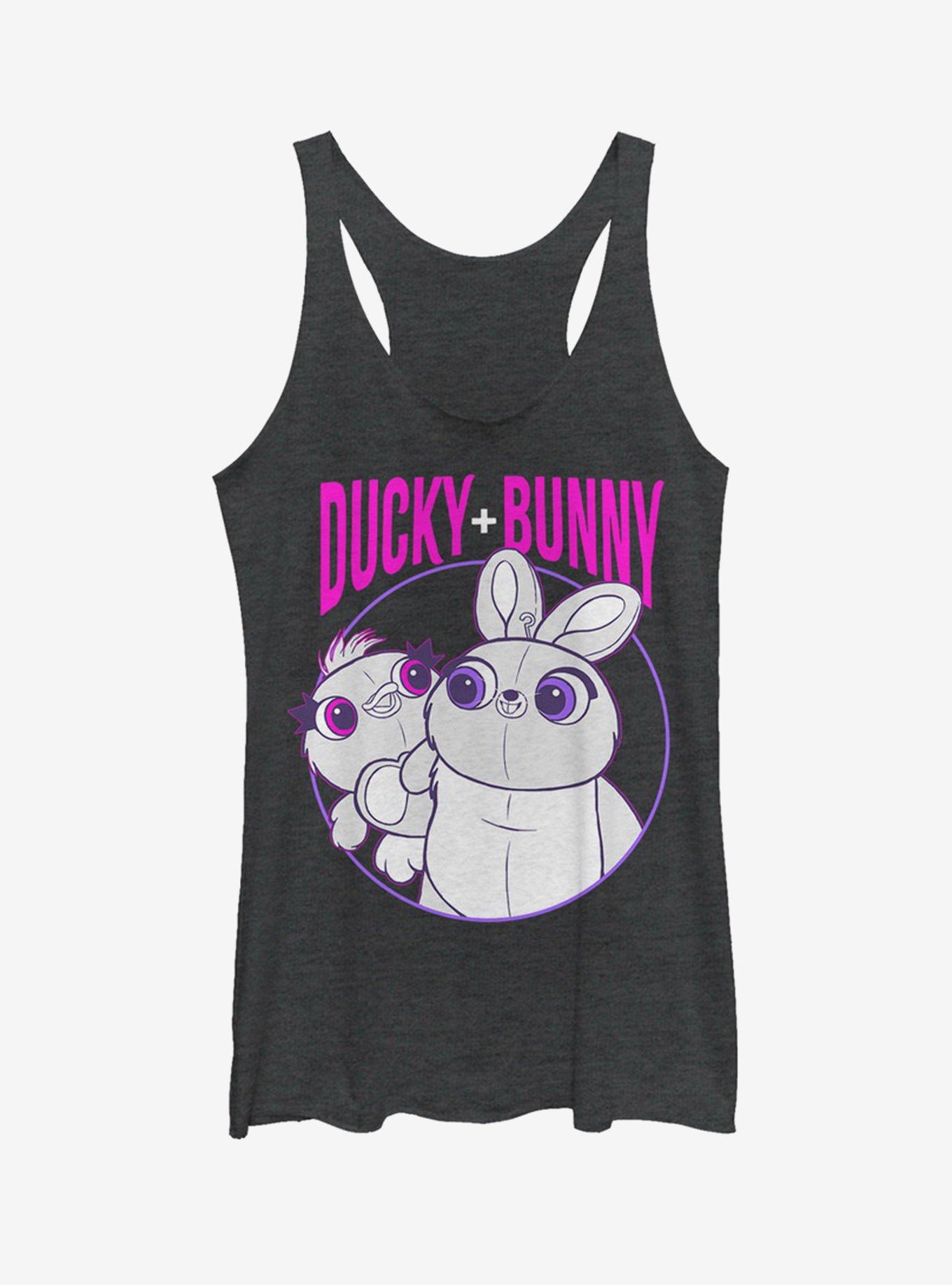 Disney Pixar Toy Story 4 Ducky Bunny Buds Womens Tank Top, BLK HTR, hi-res