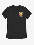 Disney Pixar Toy Story 4 Chest Color Logo Womens T-Shirt, BLACK, hi-res