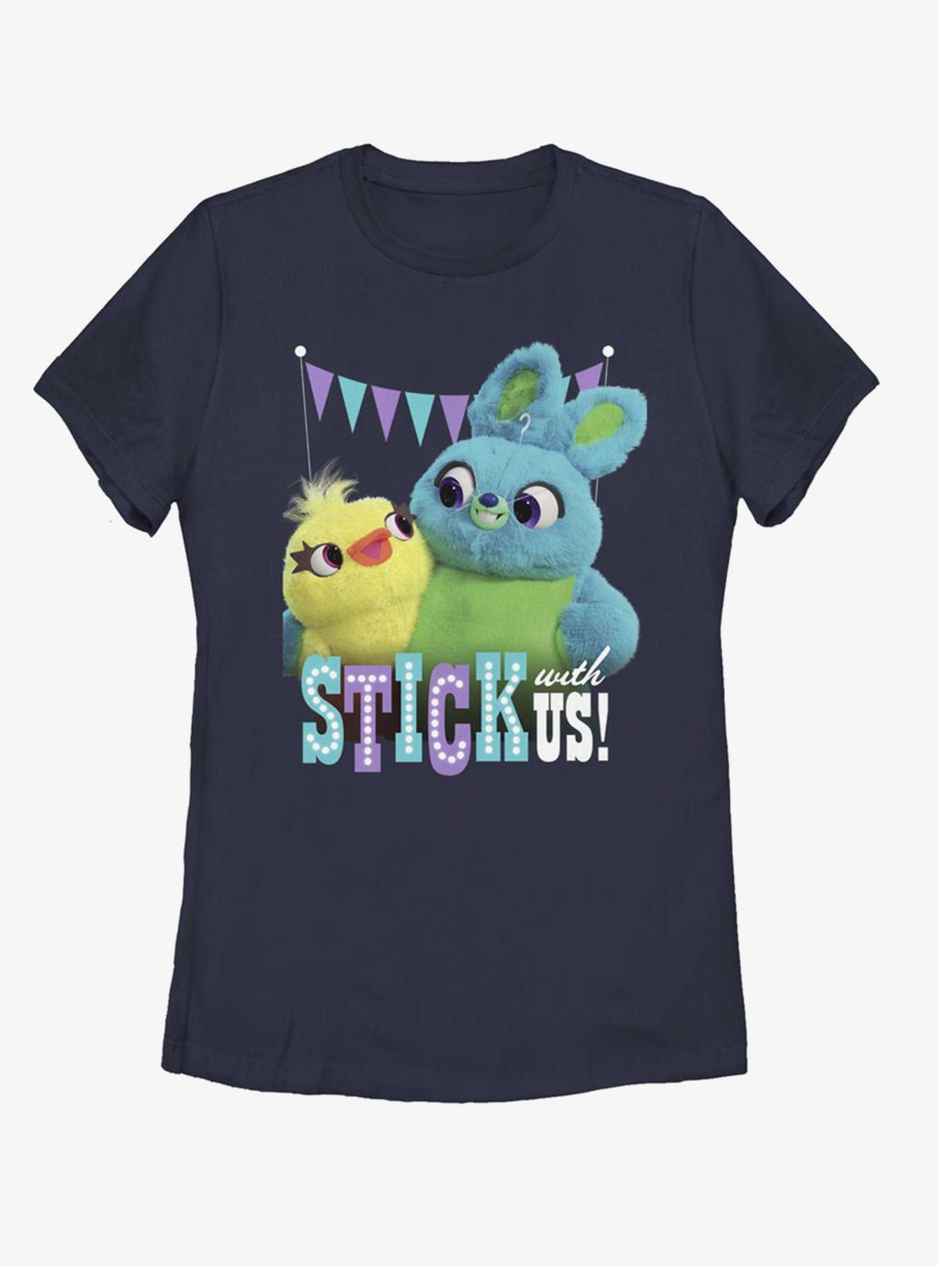 Disney Pixar Toy Story 4 Ducky Bunny Stick With Us Womens T-Shirt, , hi-res
