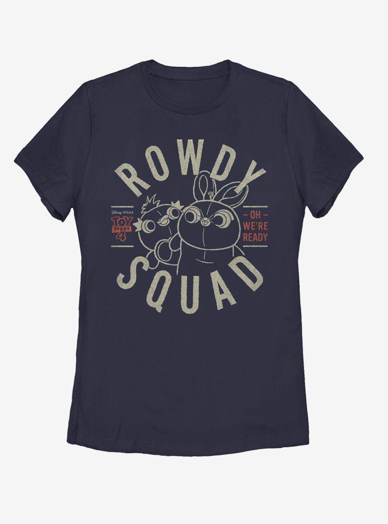Disney Pixar Toy Story 4 Ducky Bunny Rowdy Squad Womens T-Shirt, NAVY, hi-res