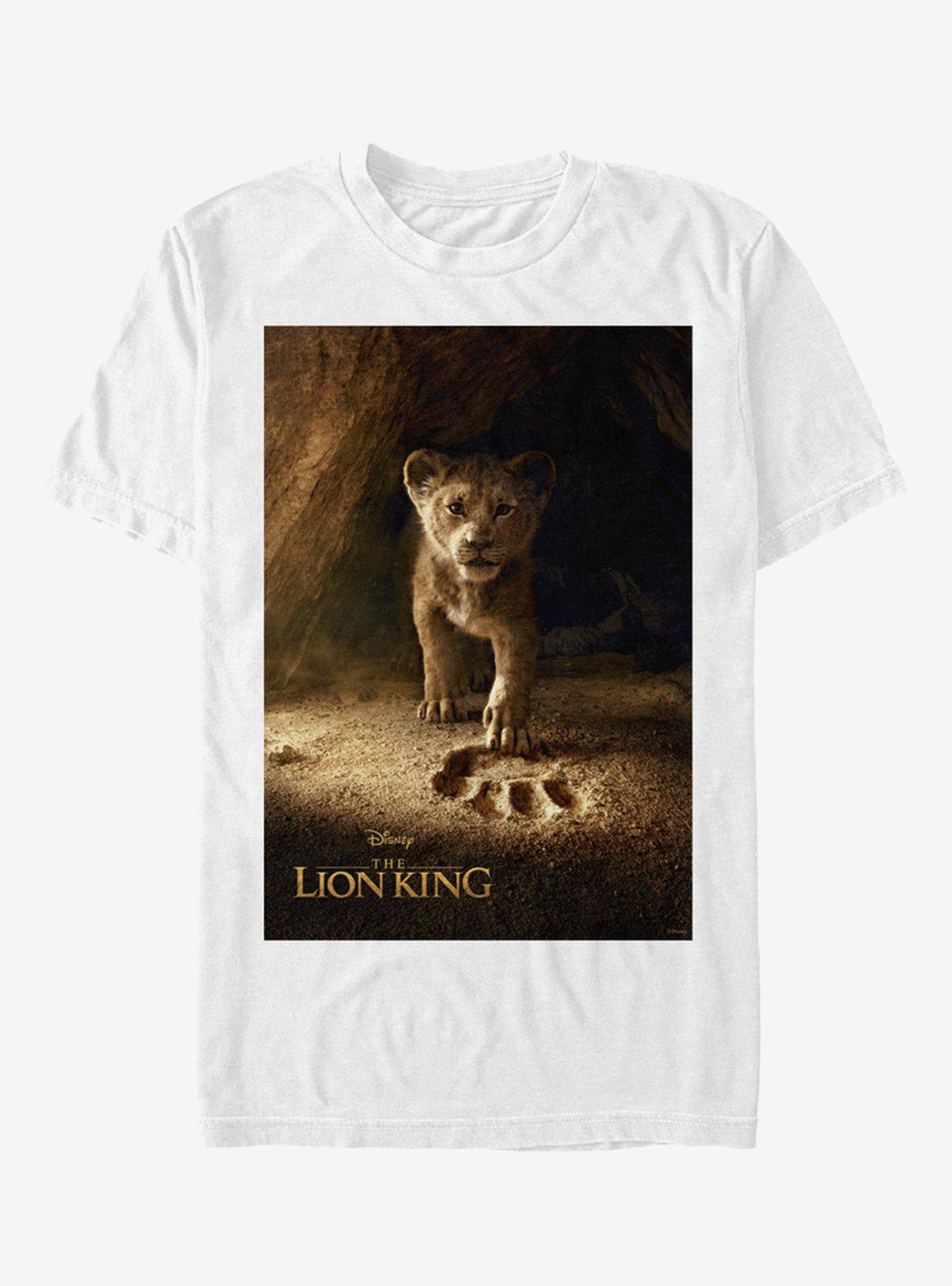 Disney The Lion King 19 Simba Poster T Shirt White Boxlunch