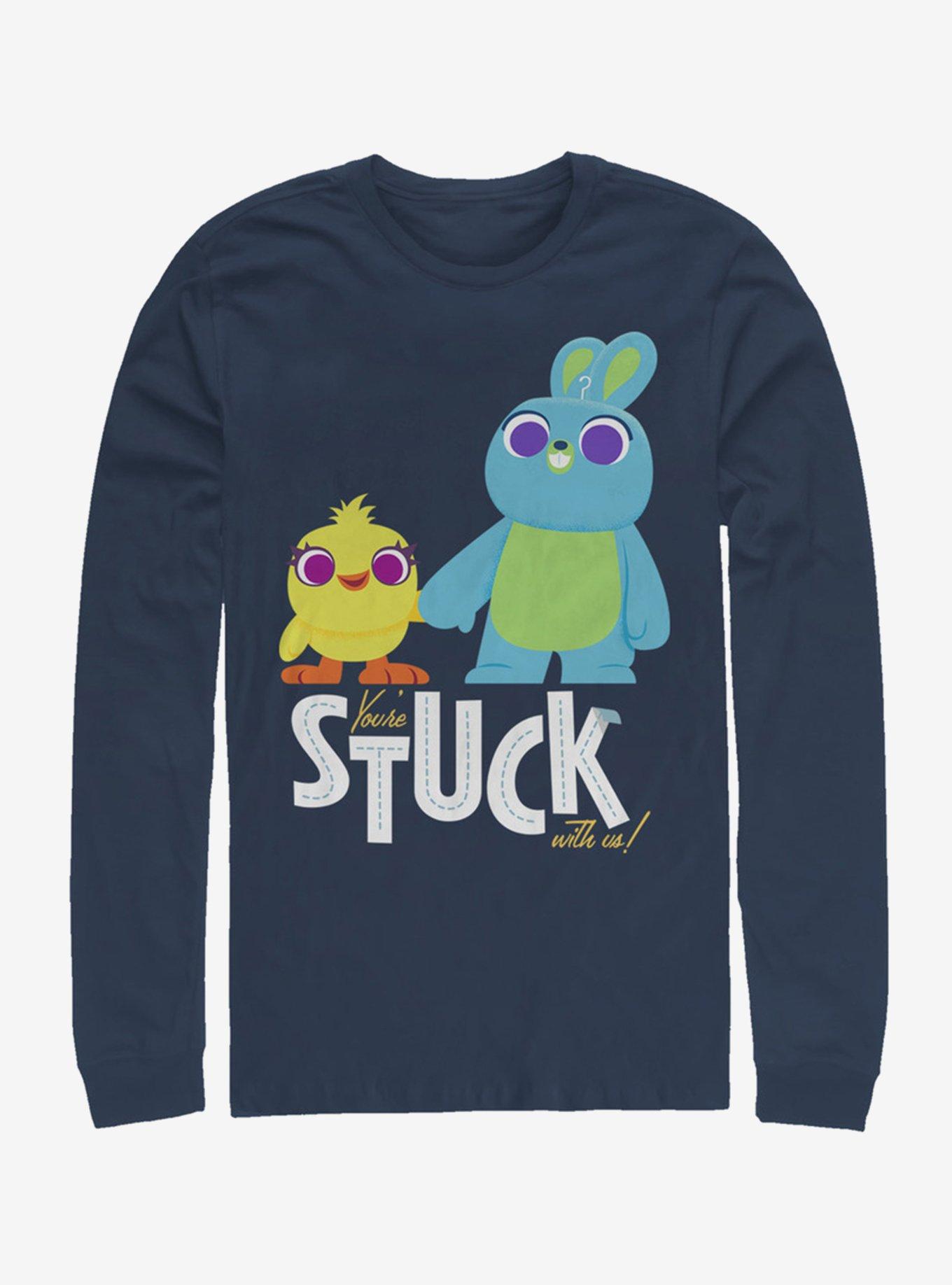 Disney Pixar Toy Story 4 Ducky Bunny Stuck With Us Long-Sleeve T-Shirt, , hi-res