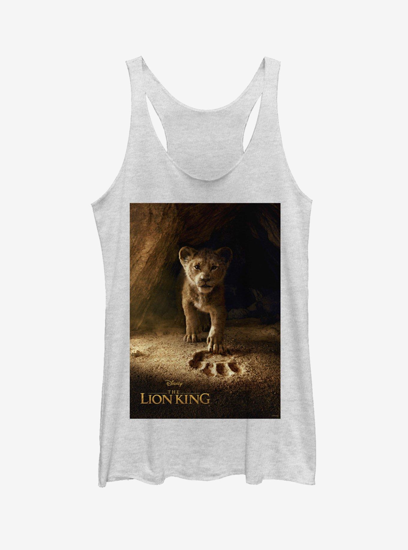Disney The Lion King 2019 Simba Poster Womens Tank Top, , hi-res