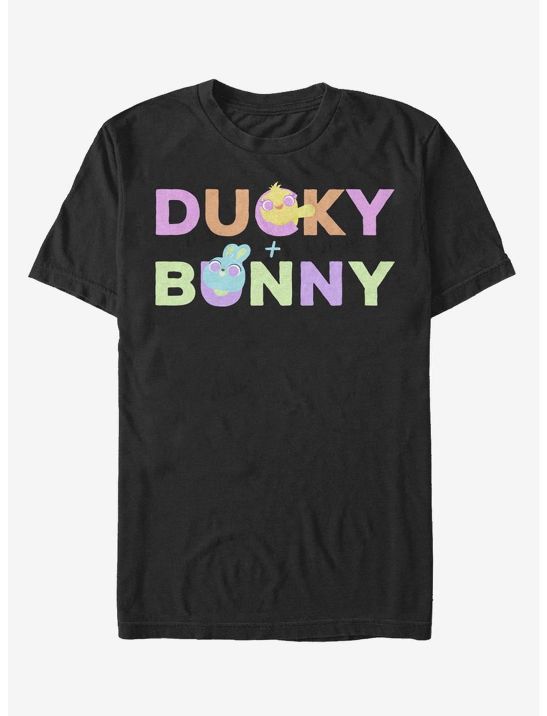 Disney Pixar Toy Story 4 Ducky Bunny Peekaboo T-Shirt, BLACK, hi-res