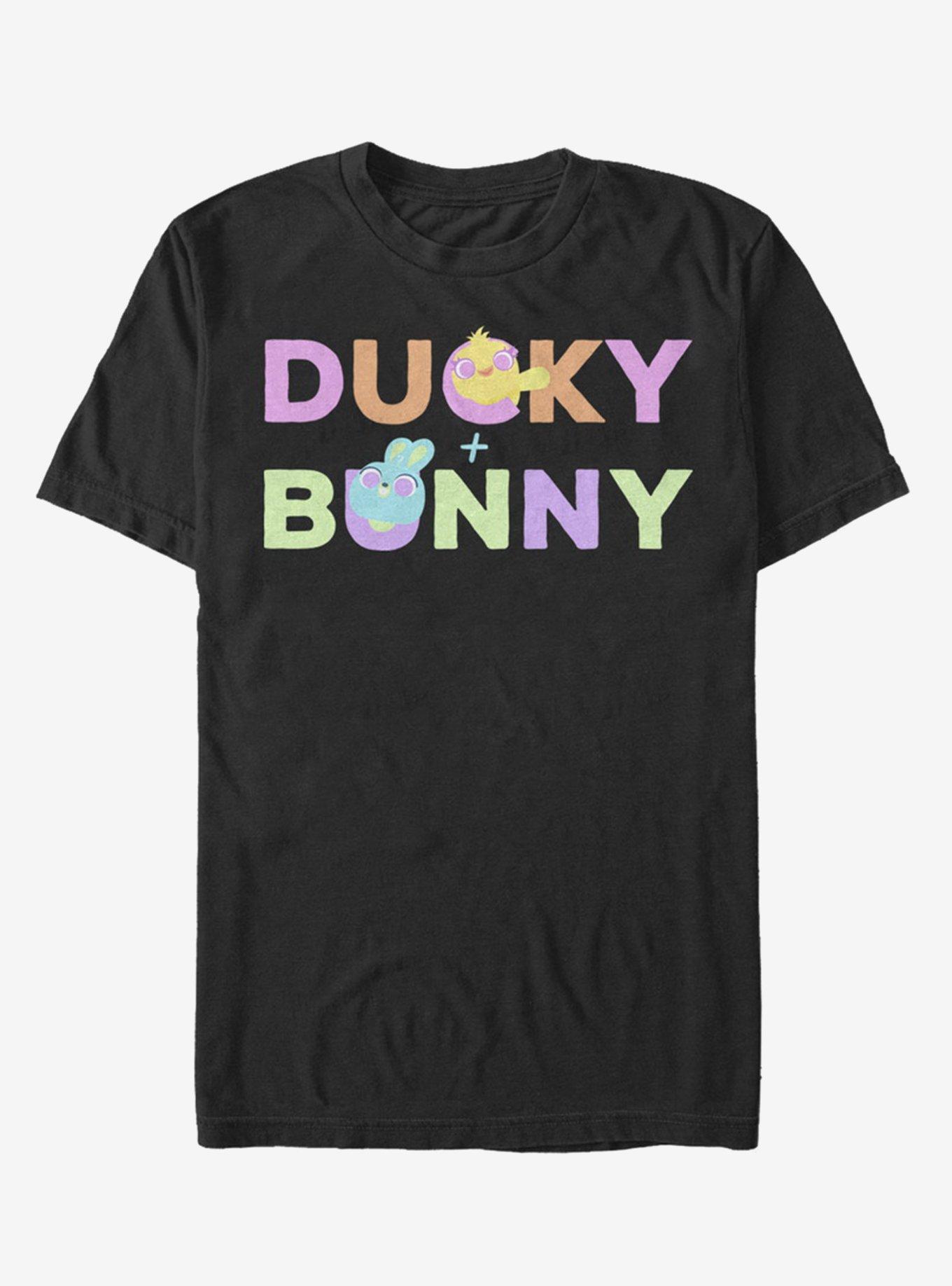 Disney Pixar Toy Story 4 Ducky Bunny Peekaboo T-Shirt, BLACK, hi-res