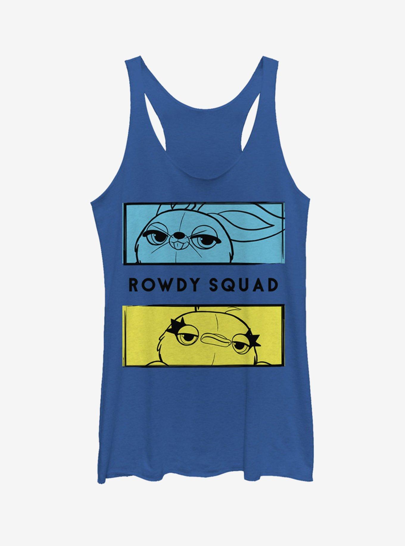 Disney Pixar Toy Story 4 Ducky Bunny Rowdy Boxes Womens Tank Top, ROY HTR, hi-res
