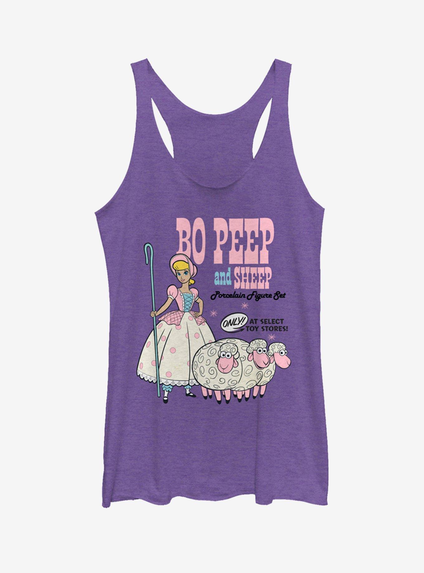 Disney Pixar Toy Story 4 Bo Peep and Sheep Womens Purple Tank Top, PUR HTR, hi-res