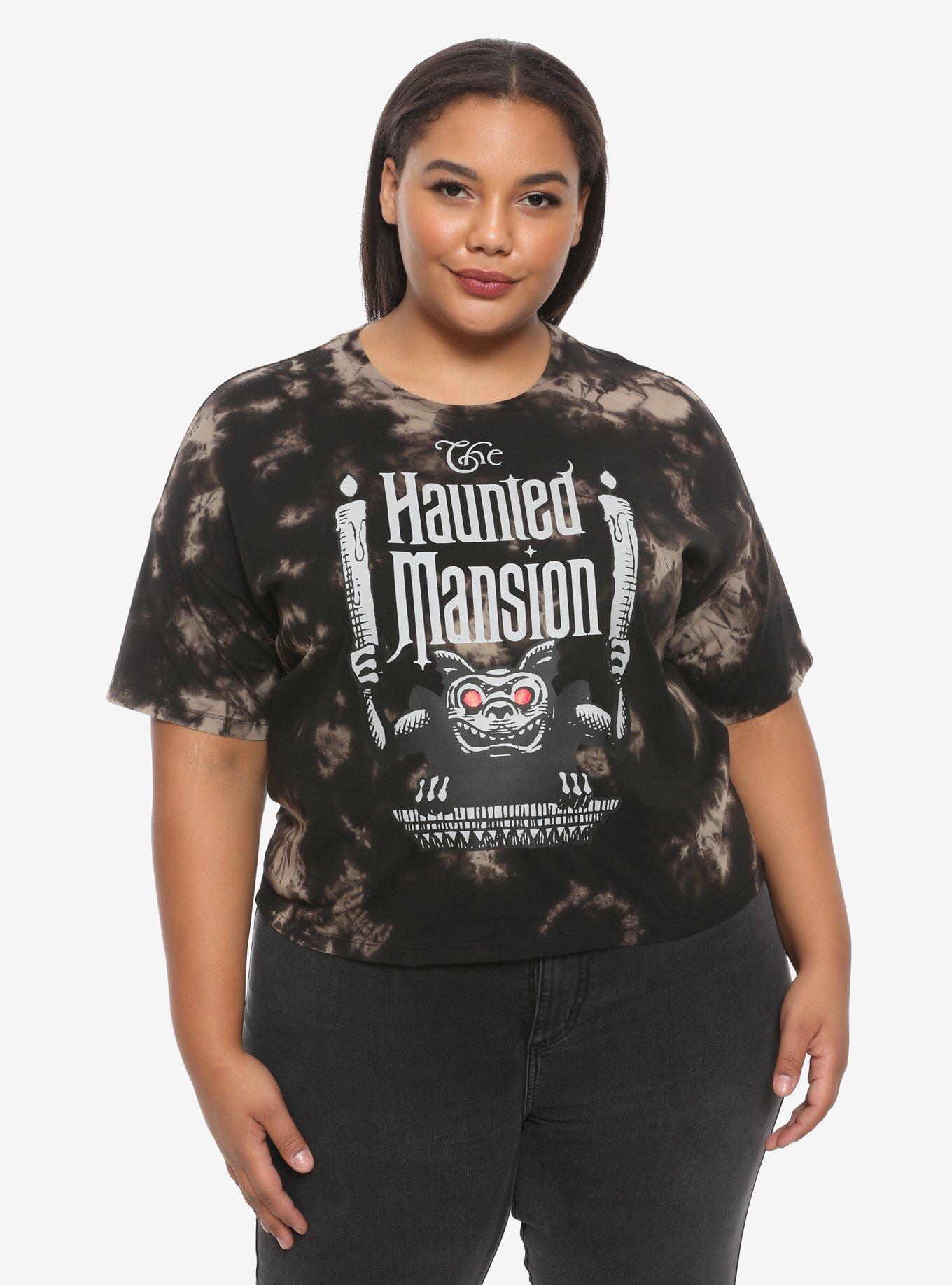 Her Universe Disney The Haunted Mansion Gargoyle Crop T-Shirt Plus Size, MULTI, hi-res