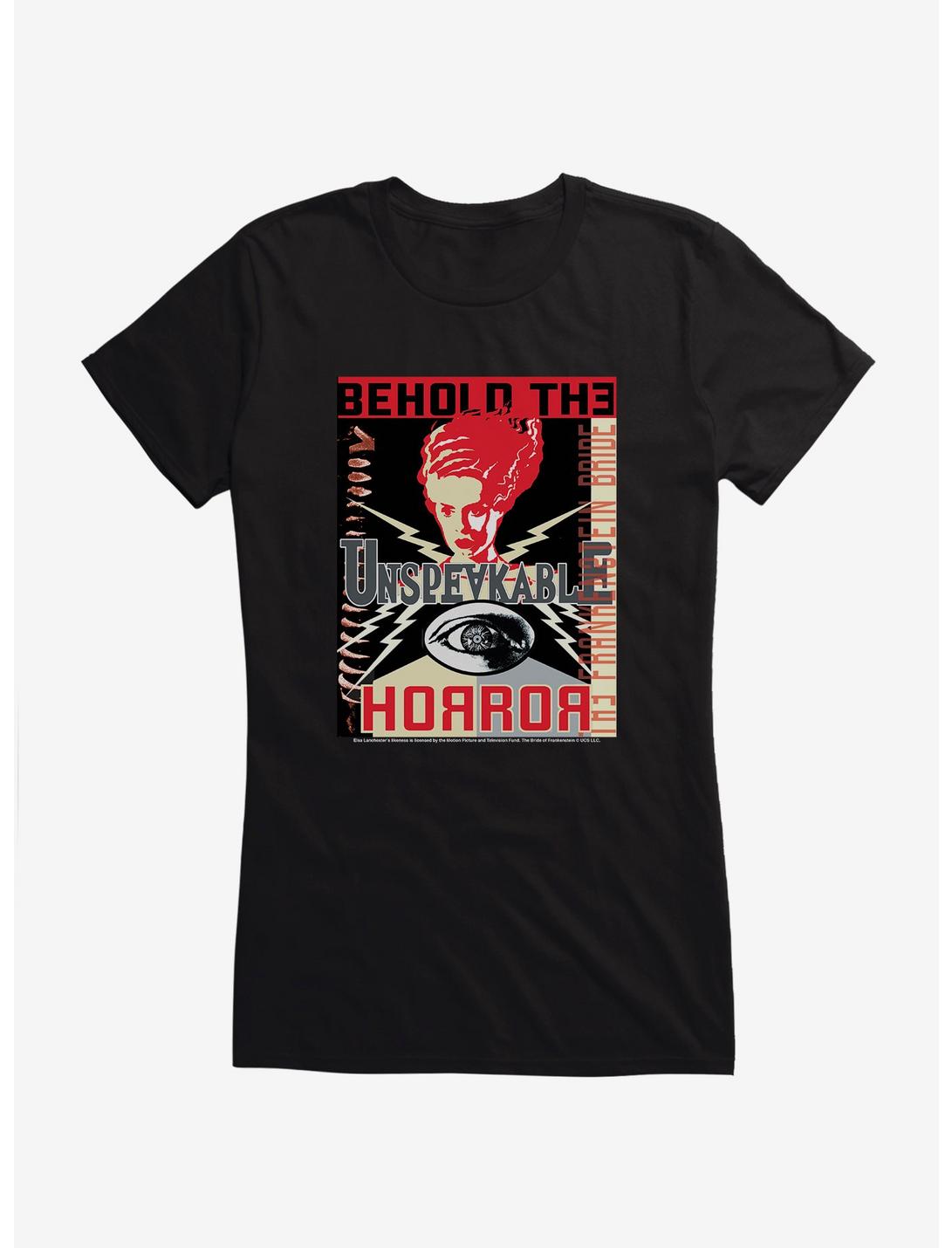 The Bride of Frankenstein Unspeakable Horror Girls T-Shirt, , hi-res