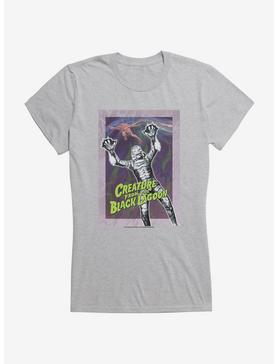 Creature From The Black Lagoon Poster Girls T-Shirt, HEATHER, hi-res