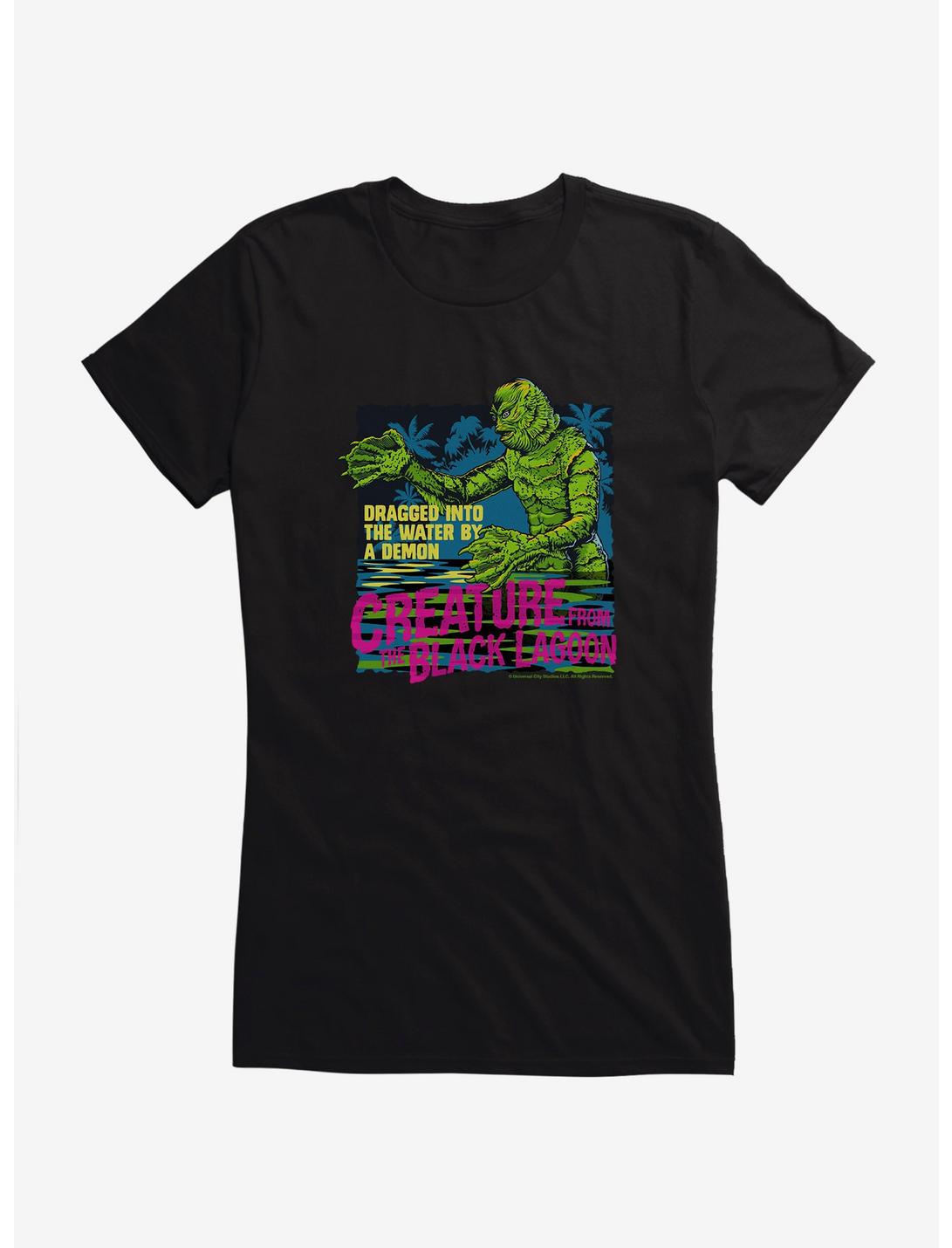 Creature From The Black Lagoon Dragged Into The Water By A Demon Girls T-Shirt, , hi-res