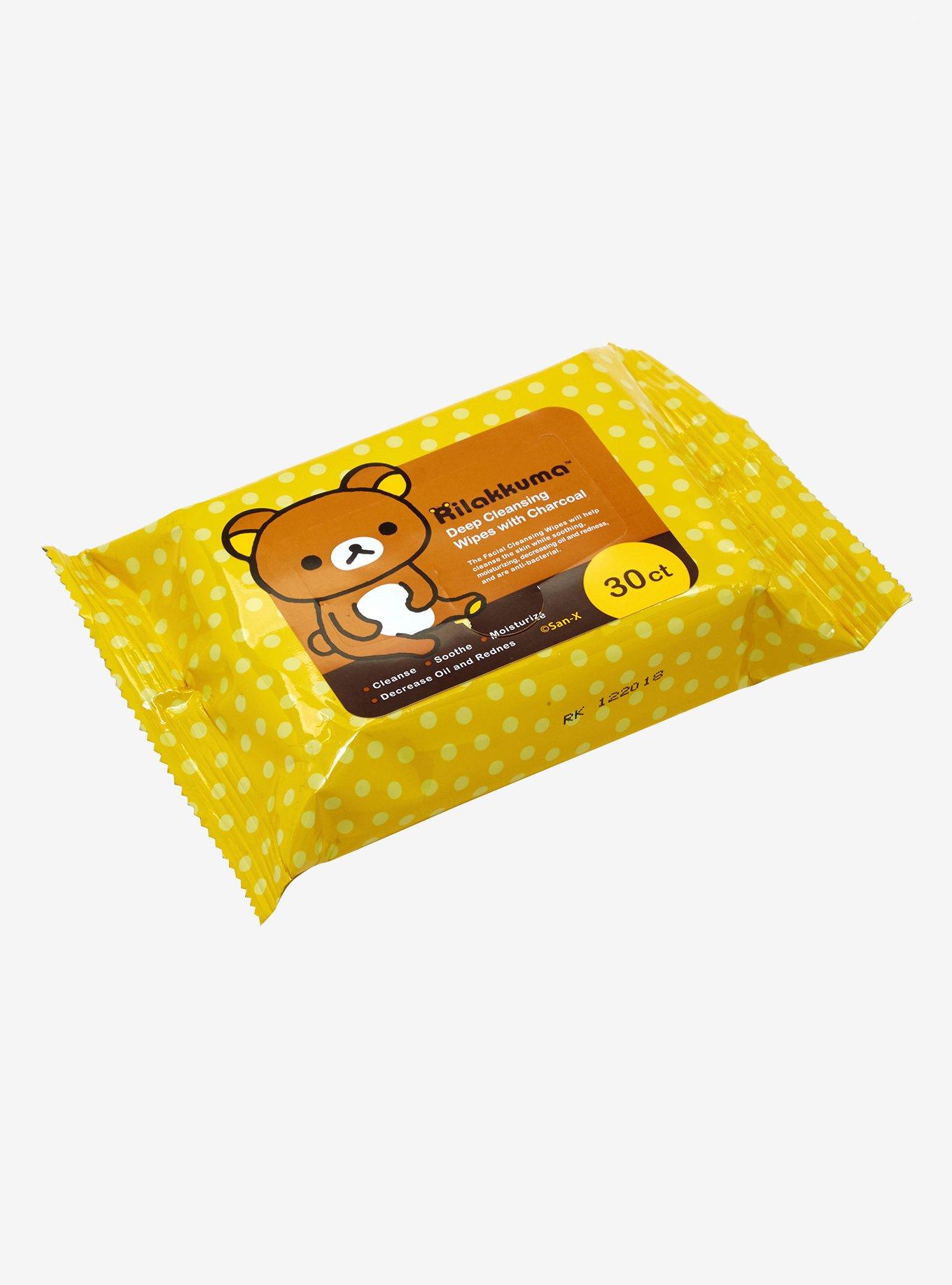 Rilakkuma Deep Cleansing Wipes With Charcoal, , hi-res