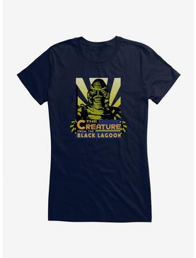 Creature From The Black Lagoon Poster Girls T-Shirt, NAVY, hi-res