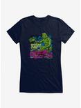 Creature From The Black Lagoon Dragged Into The Water By A Demon Girls T-Shirt, NAVY, hi-res
