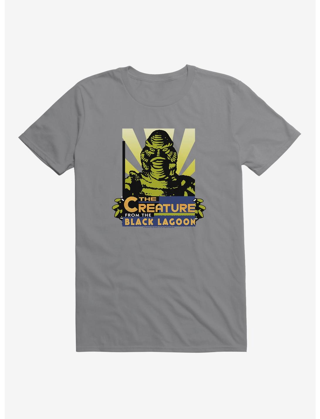Creature From The Black Lagoon Poster T-Shirt, STORM GREY, hi-res