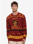 Harry Potter Gryffindor Ugly Holiday Sweater - BoxLunch Exclusive, RED, hi-res
