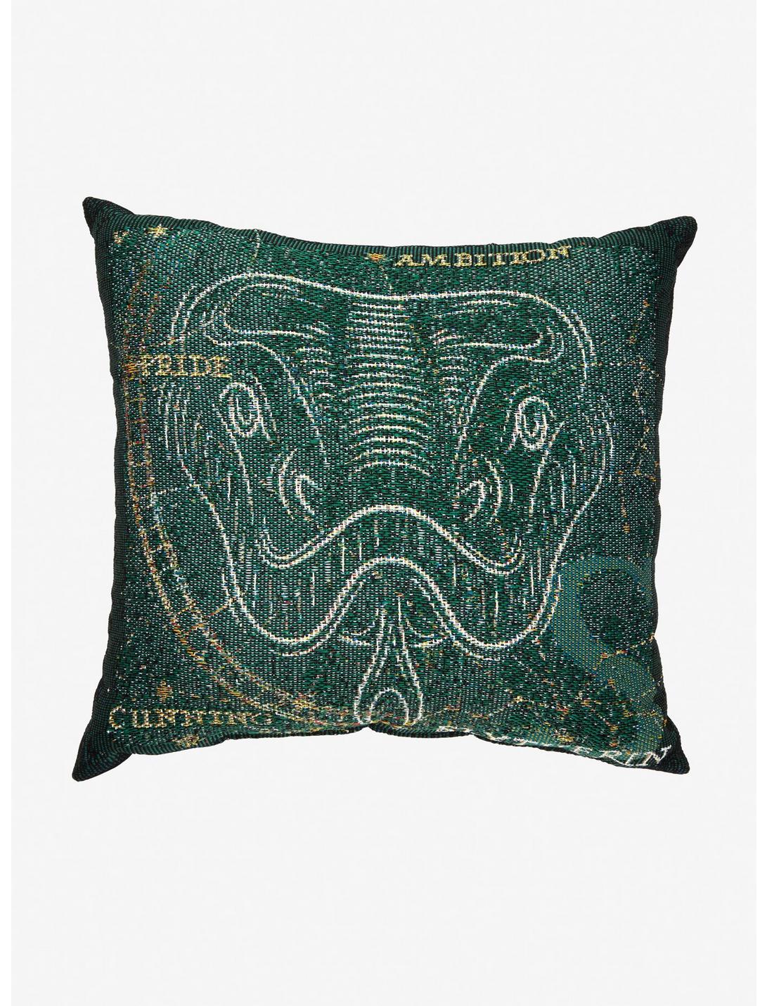 Harry Potter Slytherin Tapestry Pillow, , hi-res