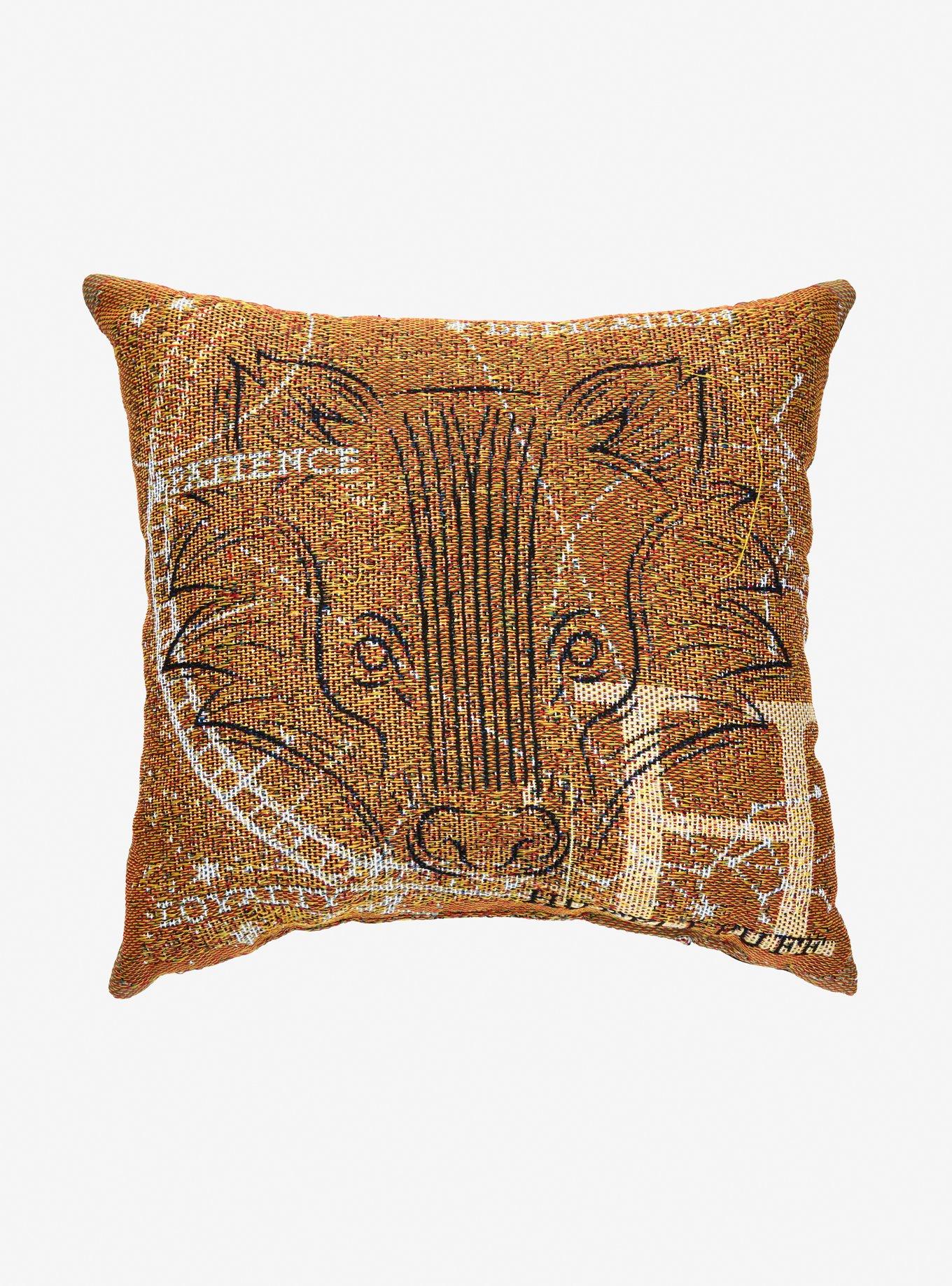 Harry Potter Hufflepuff Tapestry Pillow, , hi-res