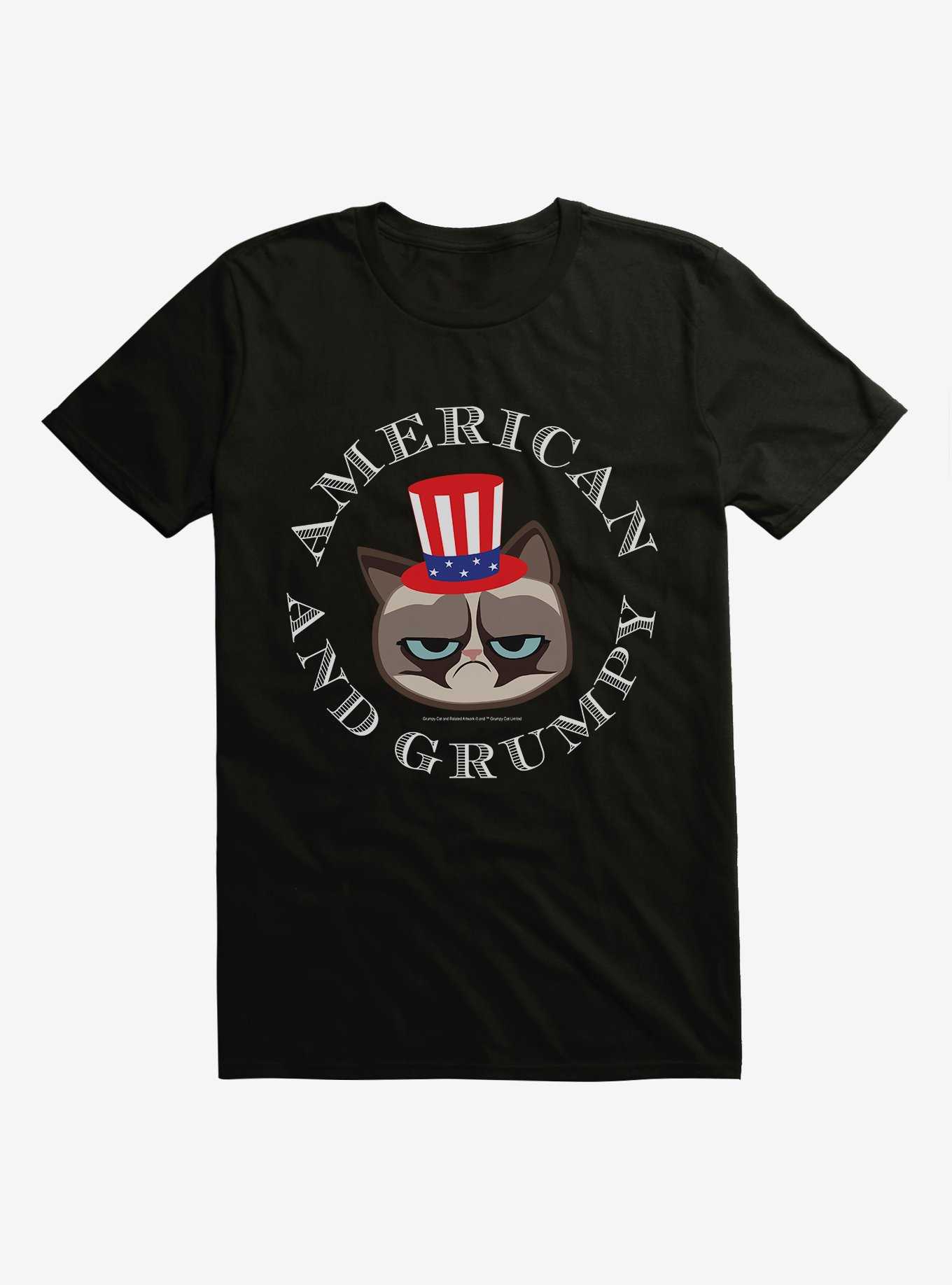 Grumpy Cat American and Grumpy T-Shirt, , hi-res