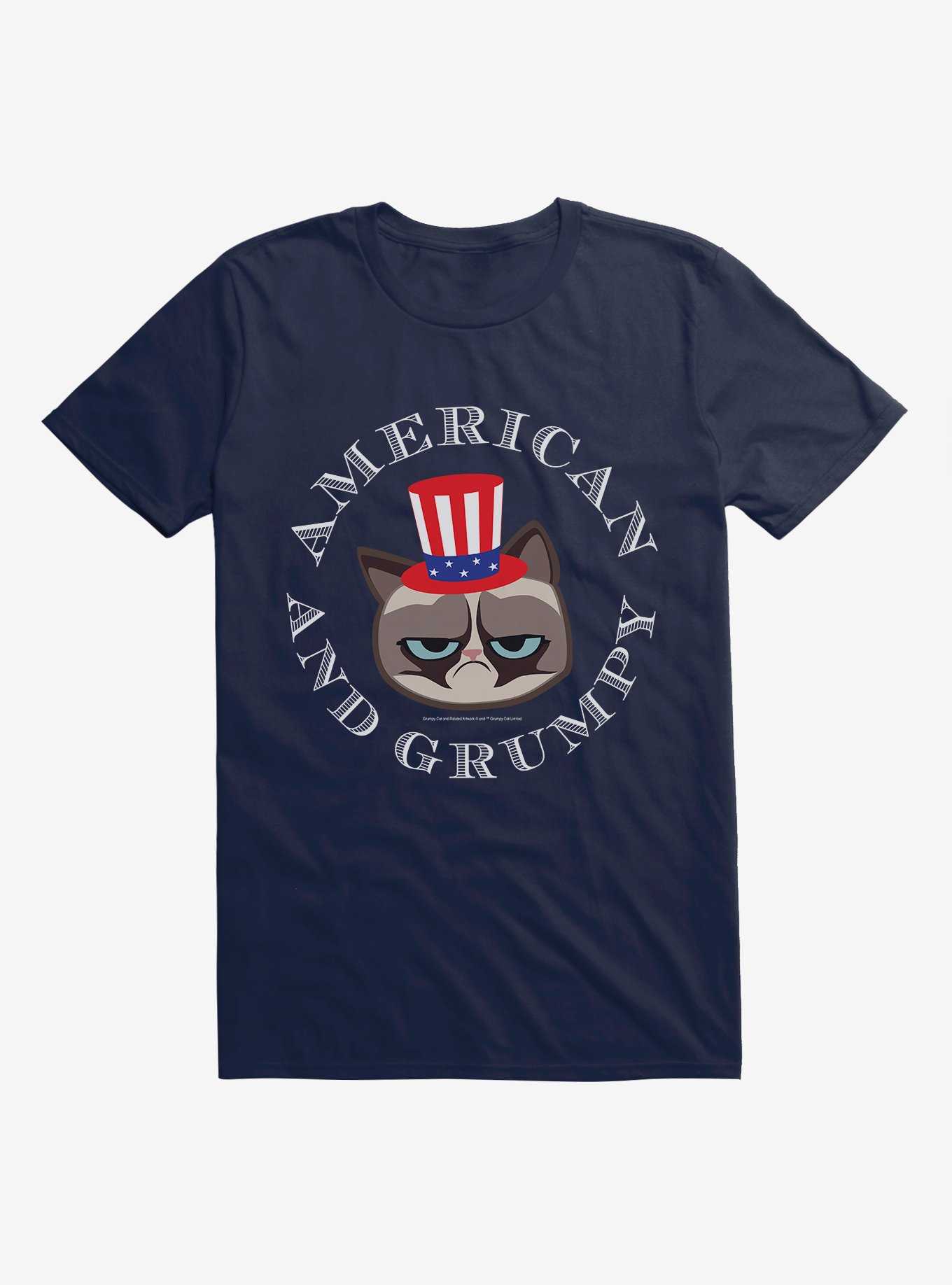 Grumpy Cat American and Grumpy T-Shirt, , hi-res